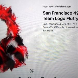 49er logo earmuffs